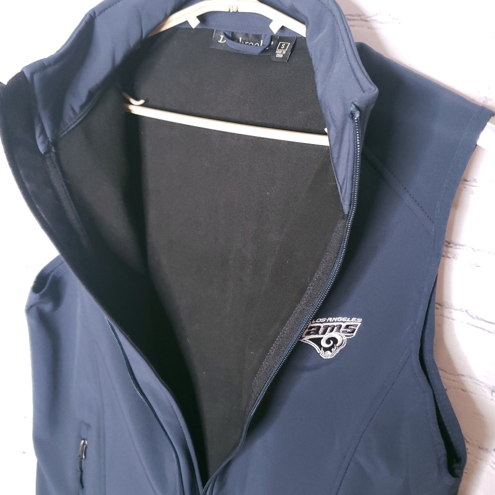 LA Rams Zip up Vest  Small - Picture 7 of 11
